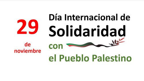 Da Internacional de Solidaridad con el Pueblo Palestino. Derechos no cumplidos, promesas incumplidas