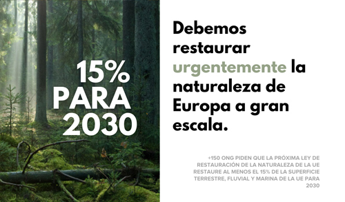 Noticia de Almería 24h: WWF: Más de 150 ONG pedimos objetivos ambiciosos para 2030 en la próxima ley de restauración de la naturaleza de la UE