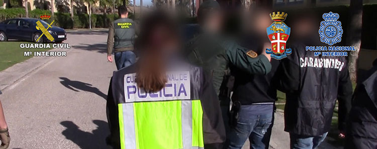 Noticia de Almera 24h: Desarticulada una organizacin de narcotraficantes integrada por miembros de la Ndrangheta italiana y del clan de los Castaas