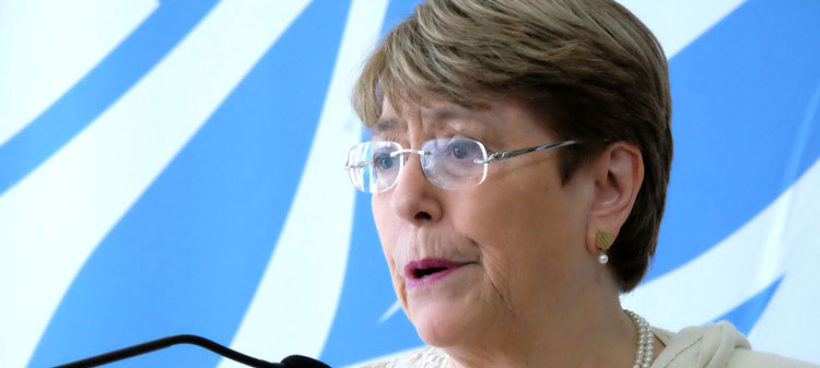 Noticia de Almera 24h: Bachelet cree que Venezuela da muestras de un nuevo compromiso con los derechos humanos